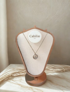 Collar Ojo de Diamante Plateado