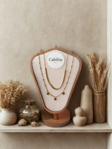 Collar Doble con Trebor 4 Hojas